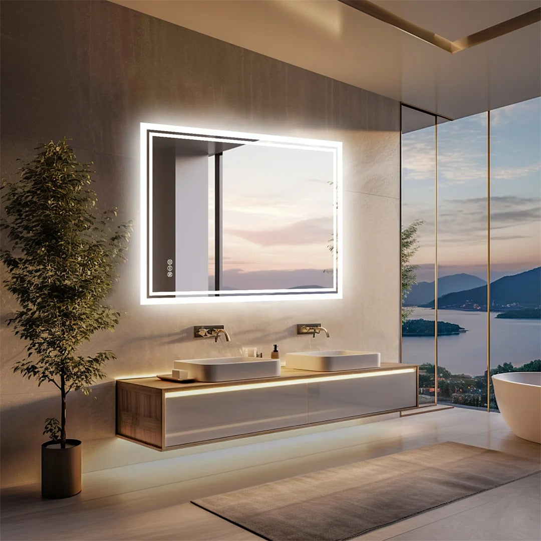 RivHouse Lumen — Smart Spiegel Rechthoekig
