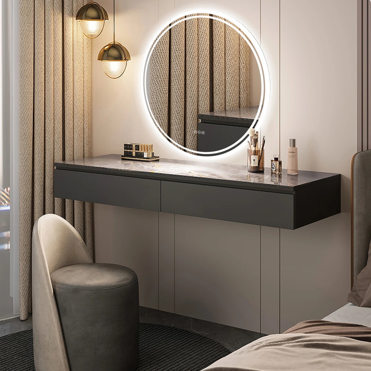 RivHouse Halo — Smart Spiegel Rond